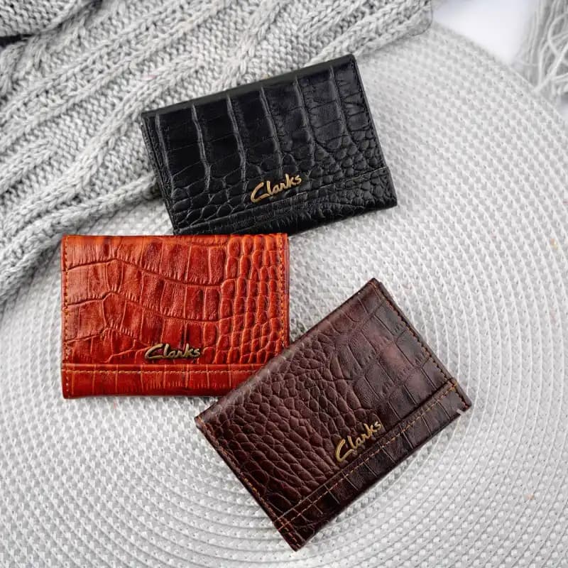 کیف پول سه لت سنگی چرم 31-21