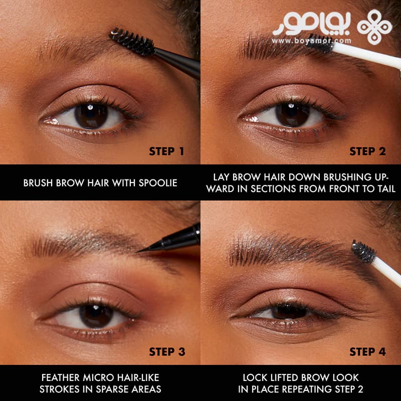 چسب ابروی نیکس مدل THE BROW GLUE وزن 5 گرم — تصویر ۷