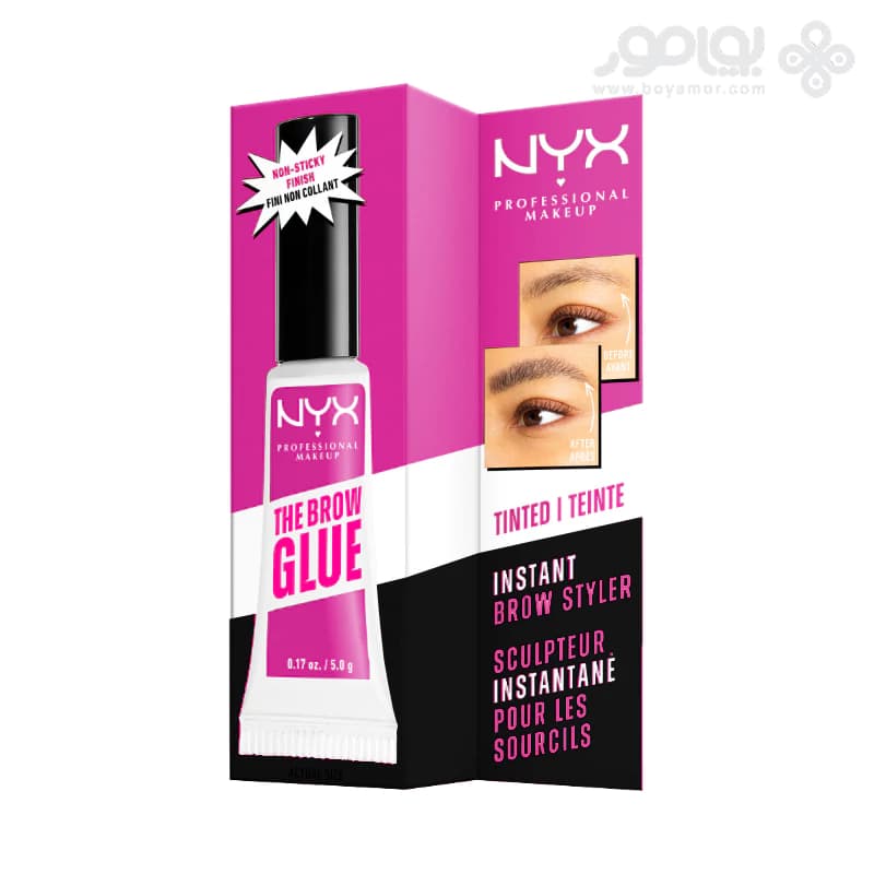 چسب ابروی نیکس مدل THE BROW GLUE وزن 5 گرم