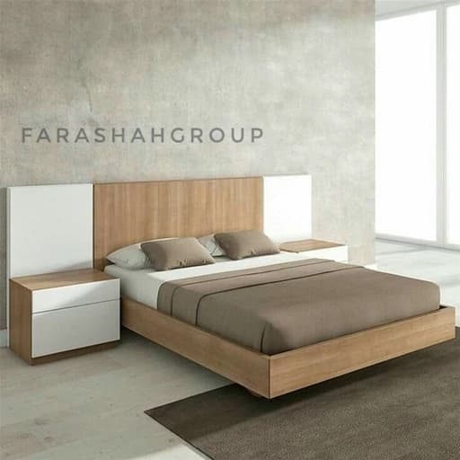 تخت خواب دو نفره ارسال رایگان ب مسیر های یکطرفه با بهترین کیفیت و رنگ دلخواه مبلمان فرنا مدل 1142276