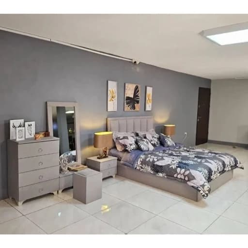 تخت خواب دو نفره کلاسیک مبلمان فرنا مدل 1142234