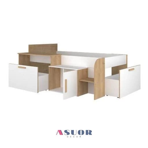 تخت چند منظوره mdf باکفی مبلمان فرنا مدل 1142179