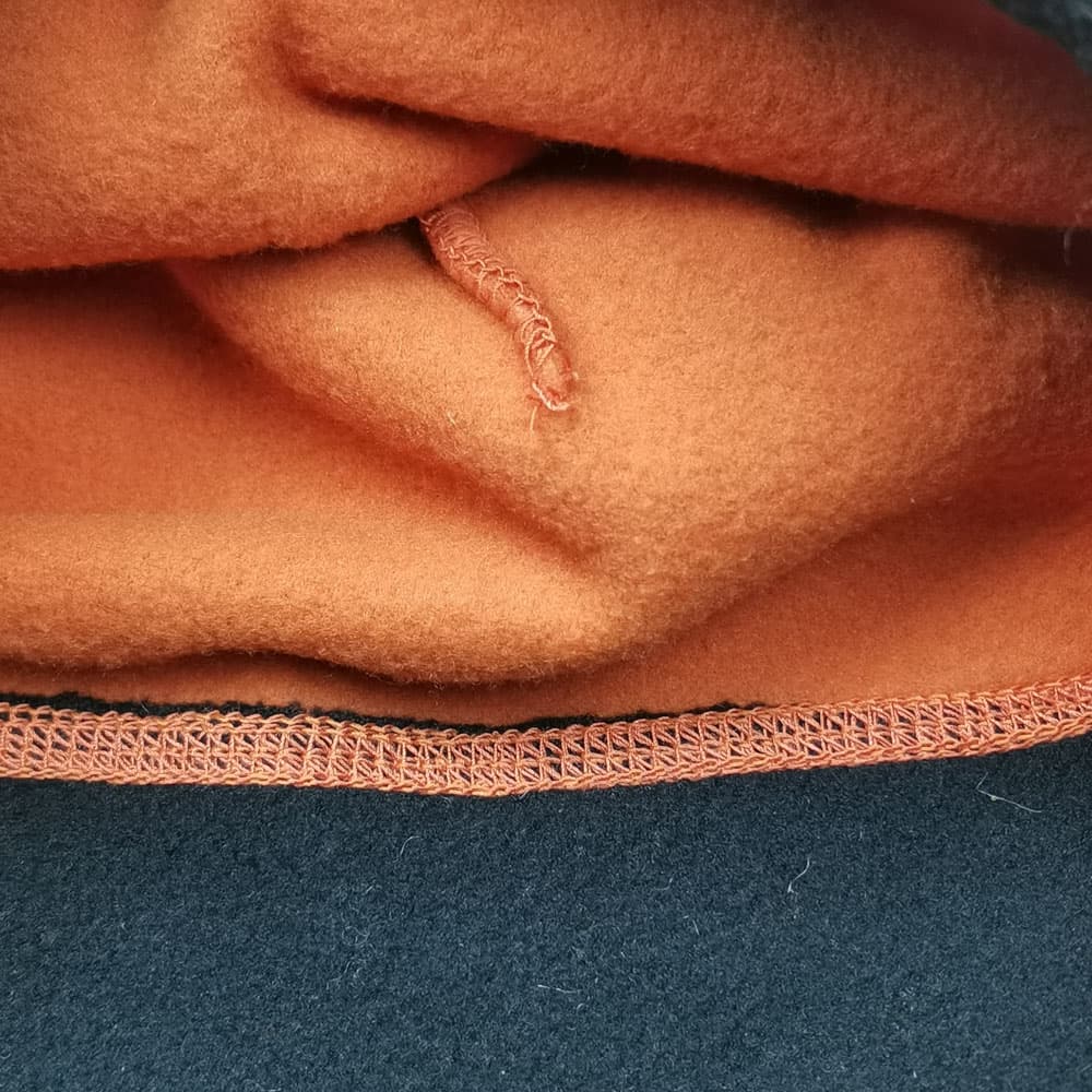 کلاه طرح توپکی نارنجی رنگ – فری سایز — تصویر ۶