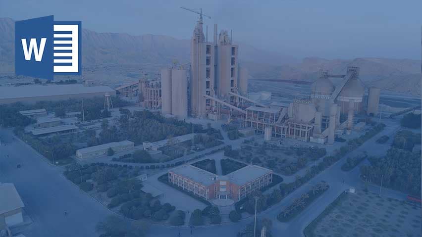 و دانلود تحقیق کارخانه سیمان