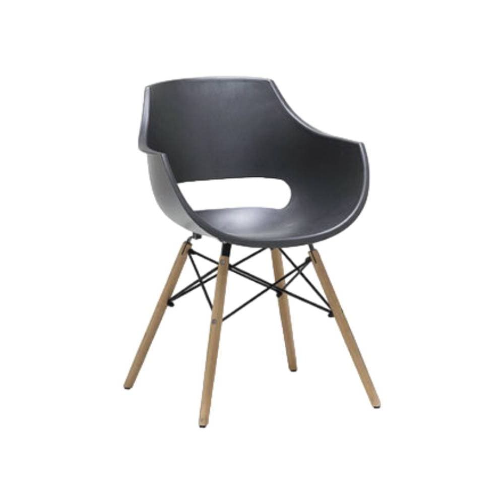 صندلی مون پایه چوبی بدون تشک N430WR نظری — تصویر ۳