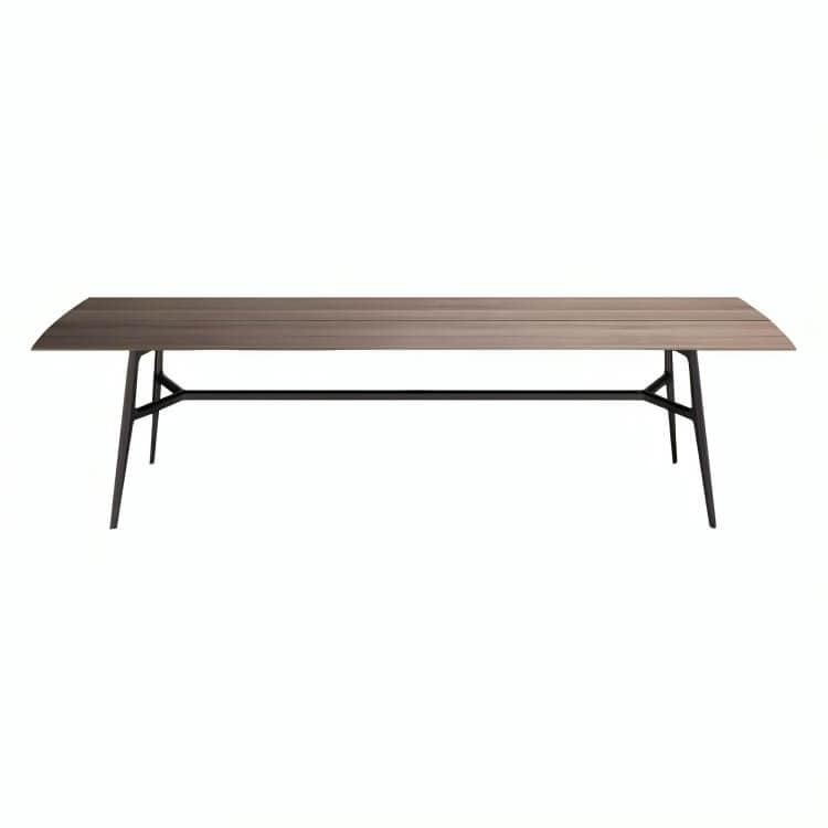 میز چوبی داینینگ لانژ مستطیل 100*180 مدل Dining(I)180 نظری