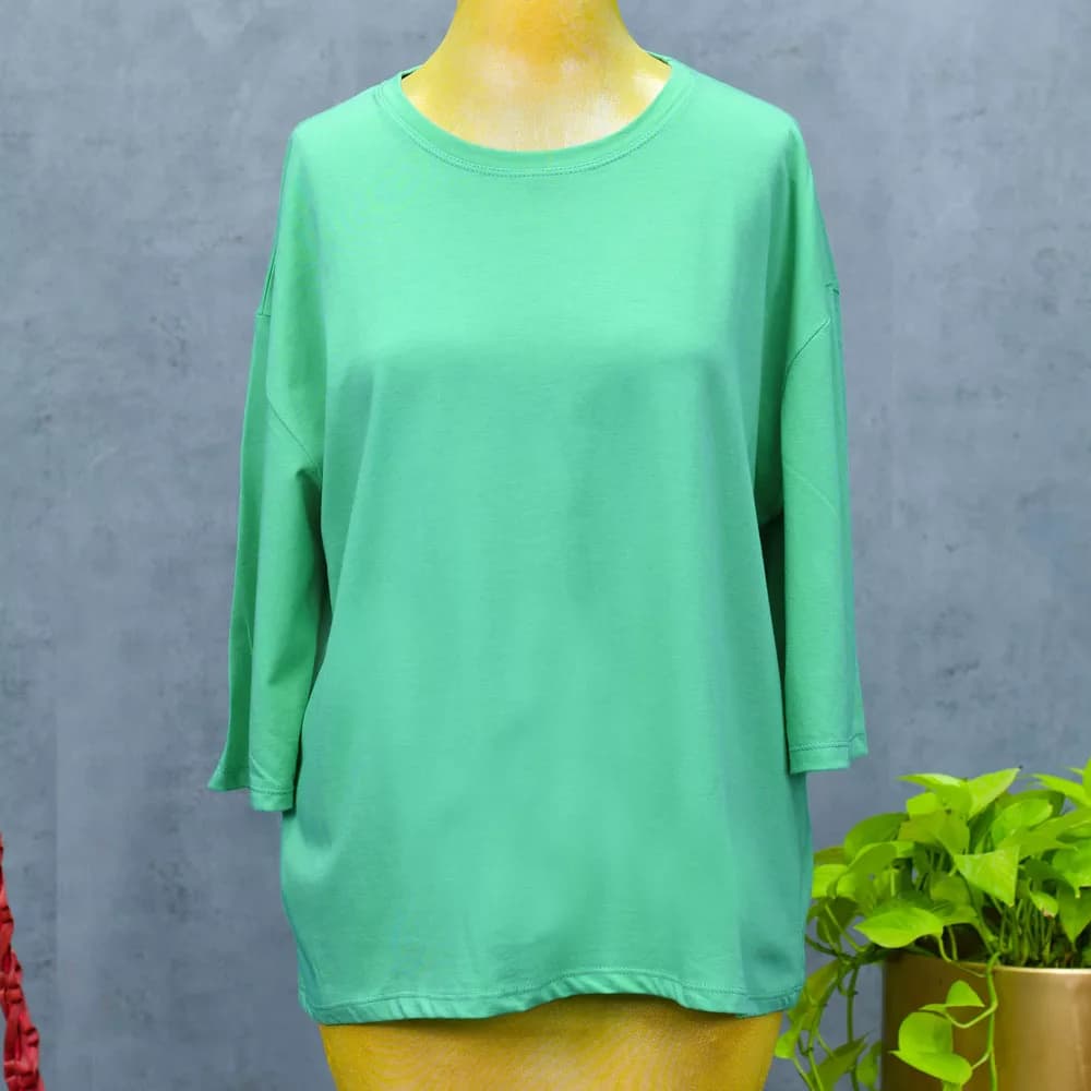 تیشرت دخترانه باکسی کد 26603 — تصویر ۵