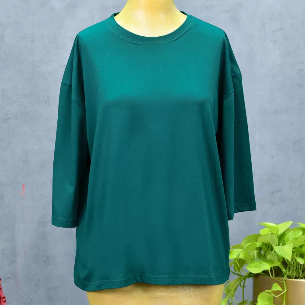 تیشرت دخترانه باکسی کد 26603 — تصویر ۸