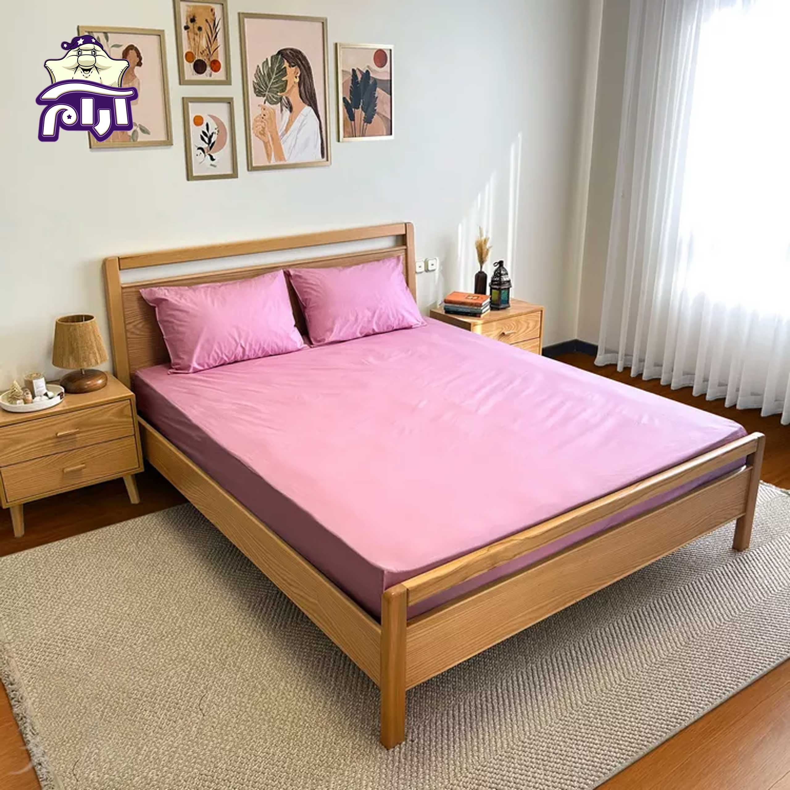 ملحفه کشدوز تشک و بالش مدل ساده پارس ۲۰۰×۱۸۰ — تصویر ۵