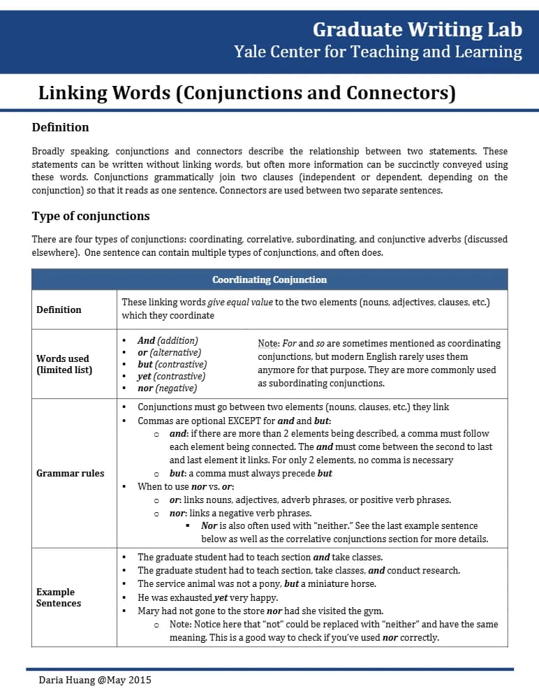 کتاب Linking Words (کلمات و عبارات ربط) نسخه انگلیسی PDF