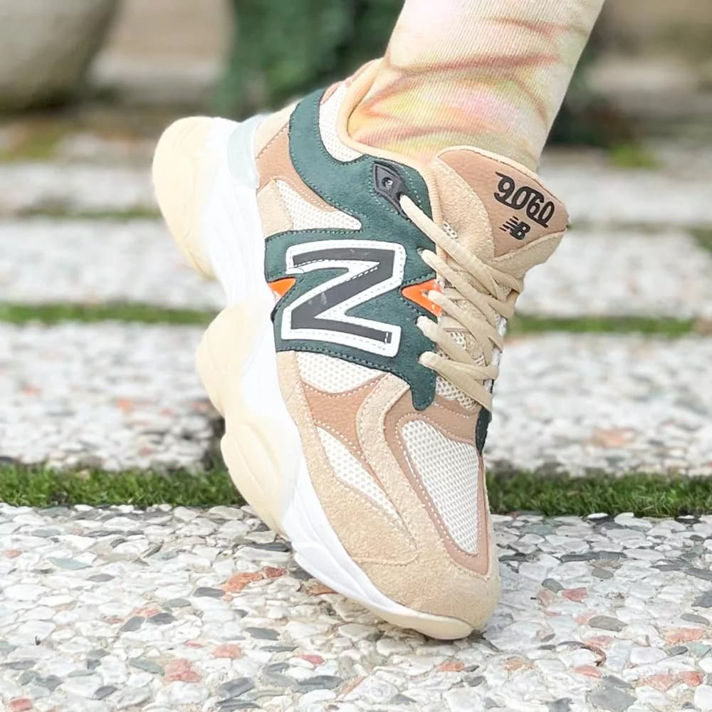 کتانی دخترانه نیوبالانس 9060 نسکافه ای کد 26480 — تصویر ۴