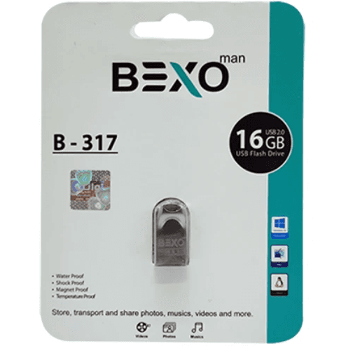 فلش مموری بکسو مدل B-317 ظرفیت ۱۶ گیگابایت
