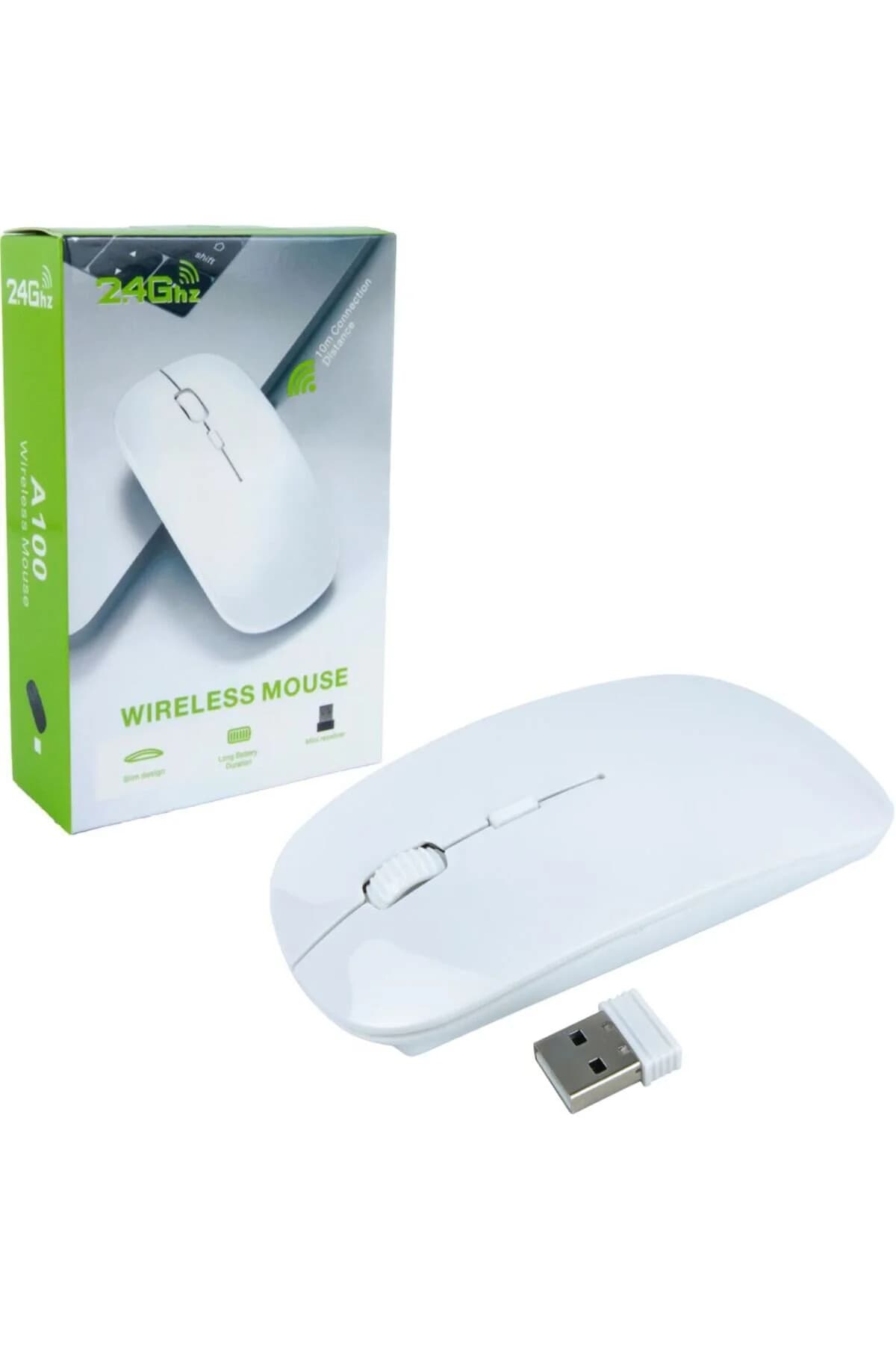 موس بی سیم وایرلس Wireless Mouse A100 (رنگ مشکی)