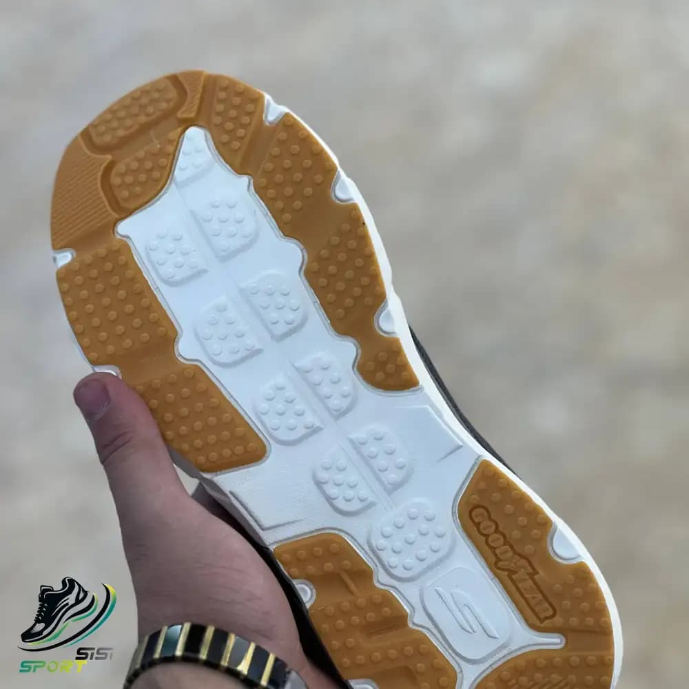 کفش مردانه اسکیچرز با زیره goodyear طوسی — تصویر ۷