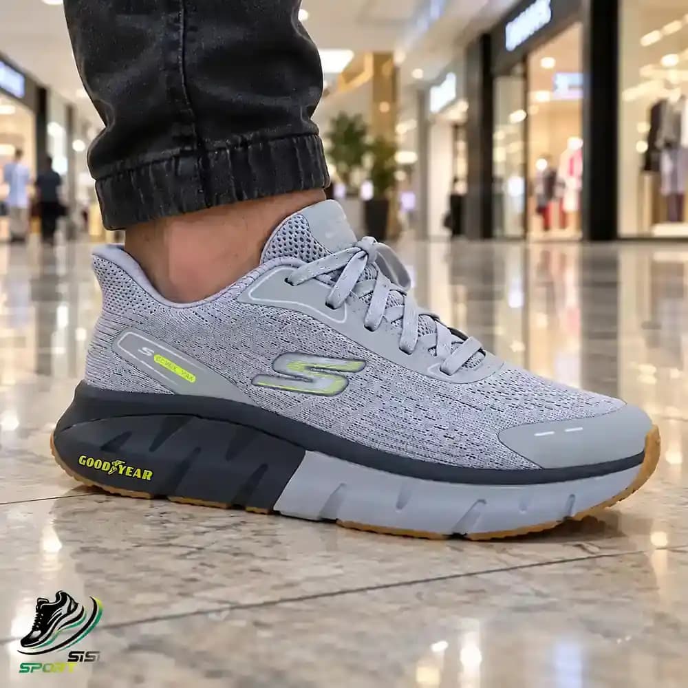 کفش مردانه اسکیچرز با زیره goodyear سفید — تصویر ۲