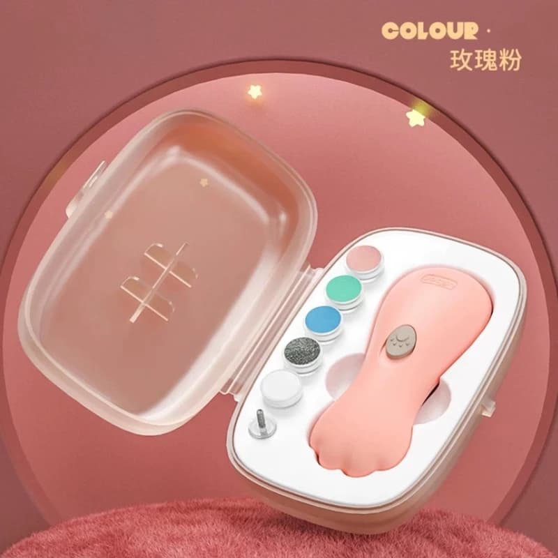 سوهان برقی قاب دار بیبی نیل BABY NAIL طرح پنجه گربه — تصویر ۳