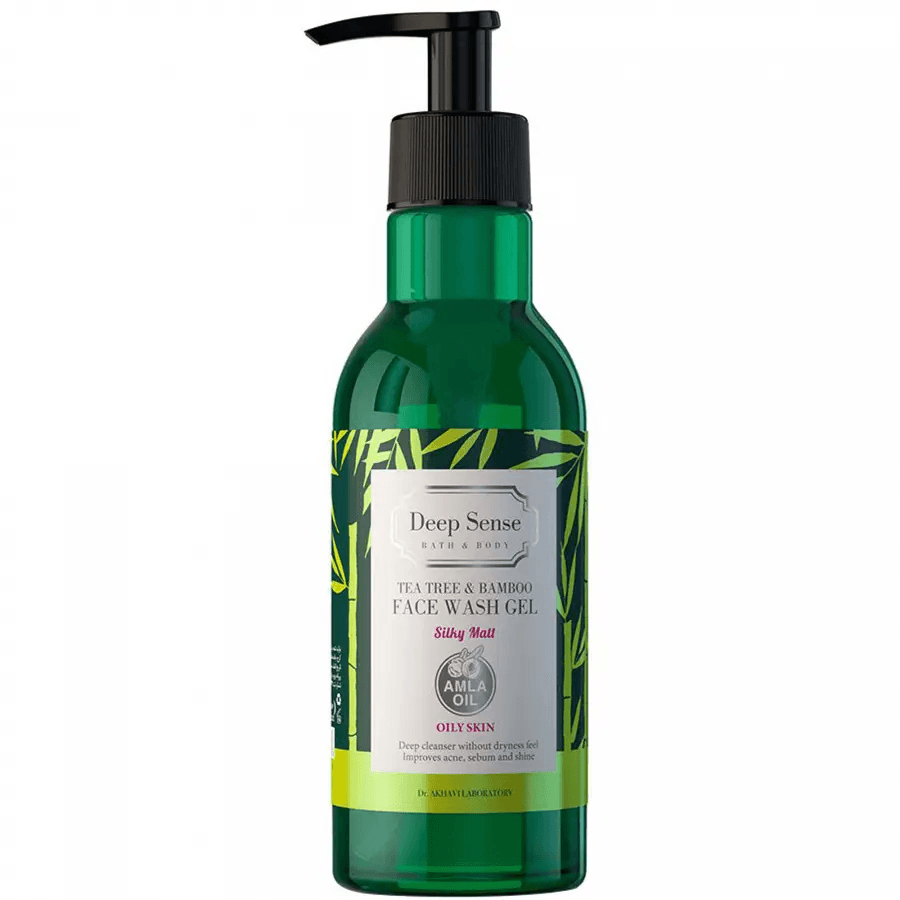 ژل شستشوی پوست چرب Tea Tree & Bamboo دیپ سنس ( 250 میلی لیتر )