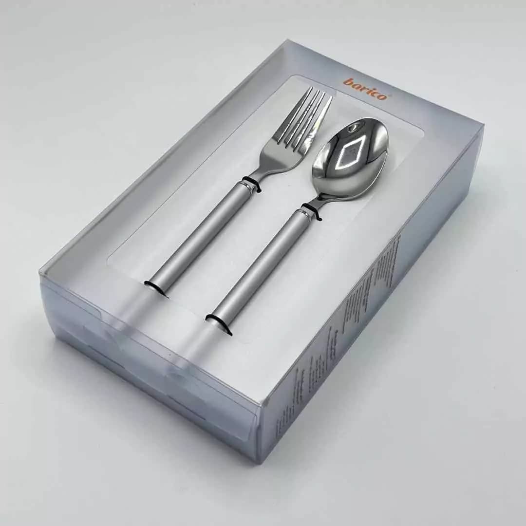 ست قاشق و چنگال اربیت 12 پارچه نقره ای باریکو