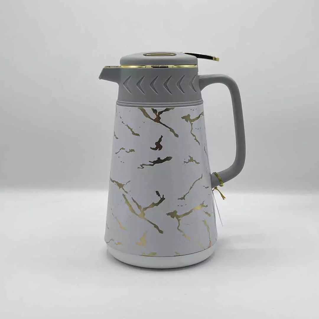 فلاسک چای 1 لیتر جرمکس طوسی 2418