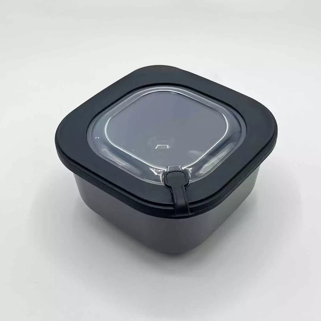 ظرف نگهدارنده سوپاپ دار ساده سافت چف طوسی پررنگ 0695 — تصویر ۳