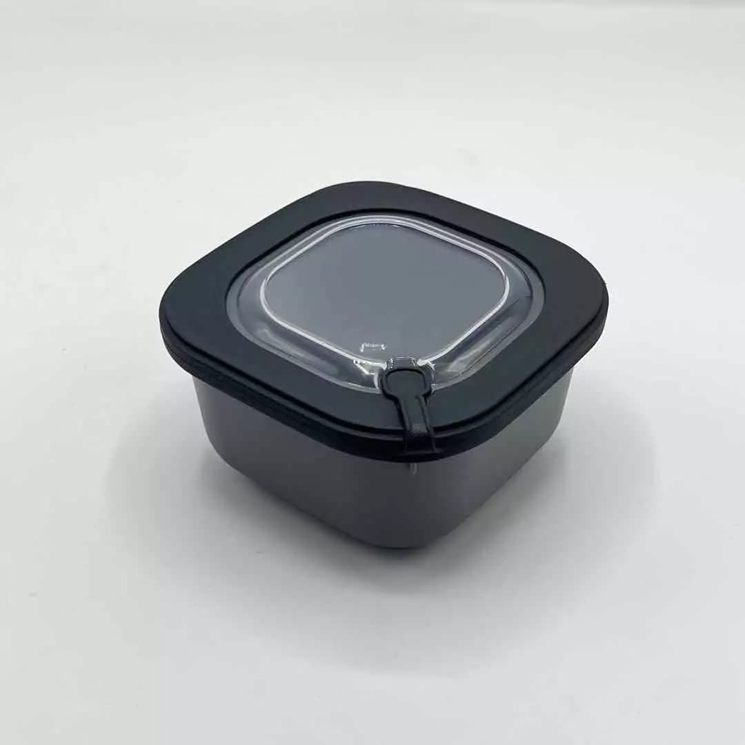 ظرف نگهدارنده سوپاپ دار ساده سافت چف طوسی پررنگ 0695 — تصویر ۲