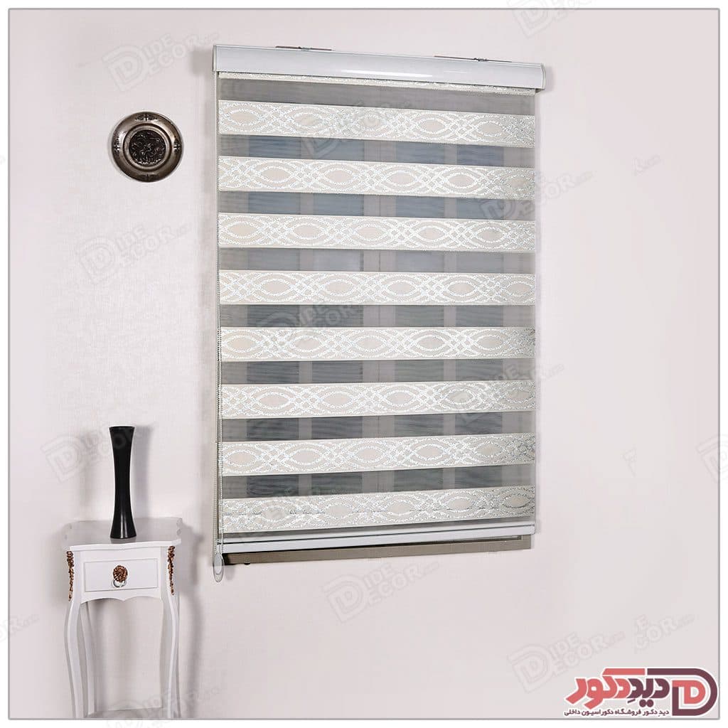 پرده زبرا مدل طرح دار ترک کد S-266-2