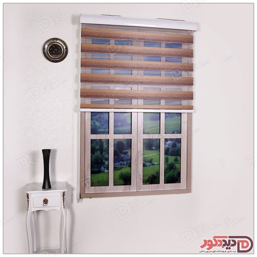پرده زبرا مدل خط دار کد S-48-4 — تصویر ۳