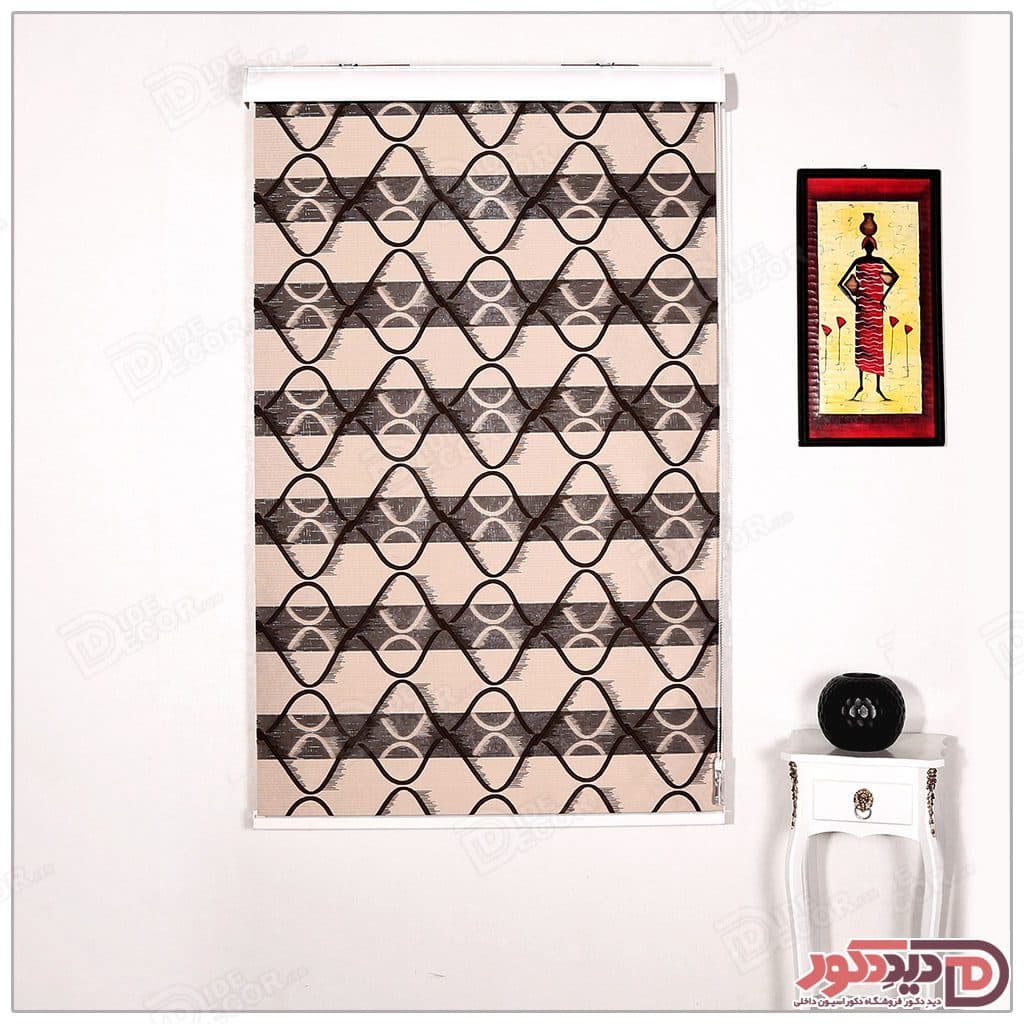 پرده زبرا مدل طرح دار ترک کد JL-325-2