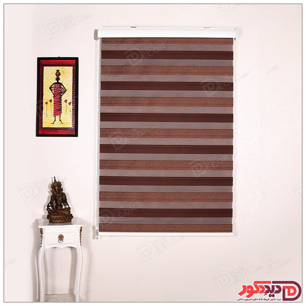 پرده زبرا ترک مدل پلیسه دار کد SN-2008-16 — تصویر ۳