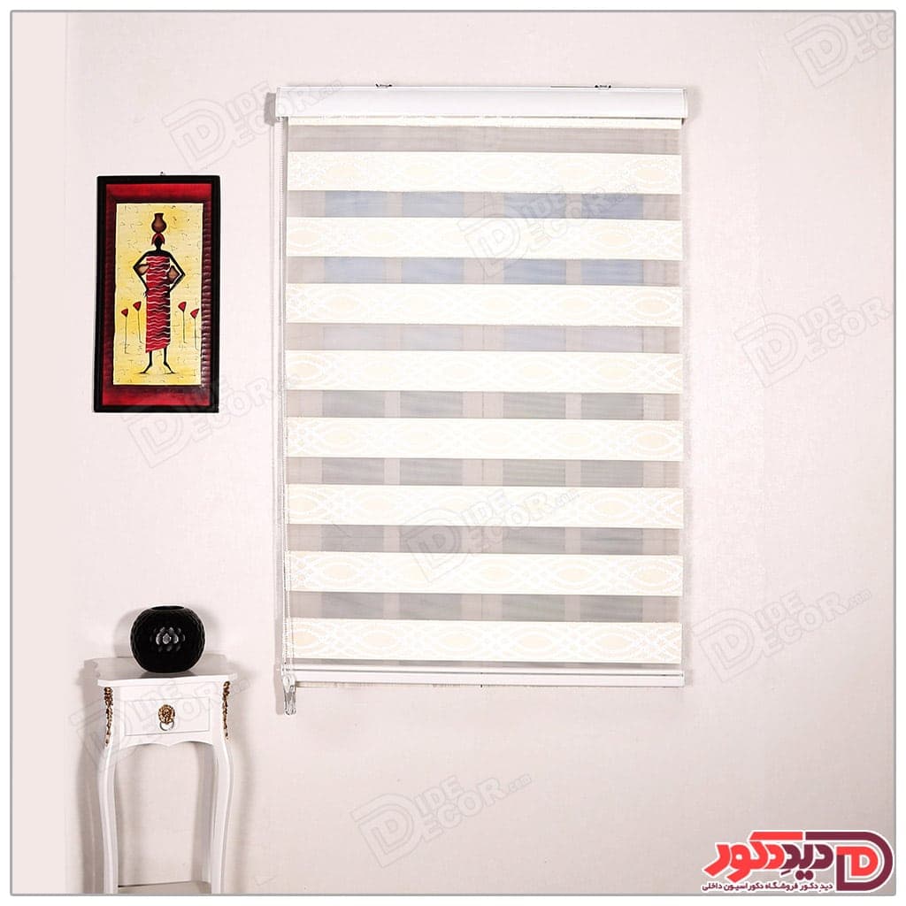 پرده زبرا مدل طرح دار ترک کد S-265-1