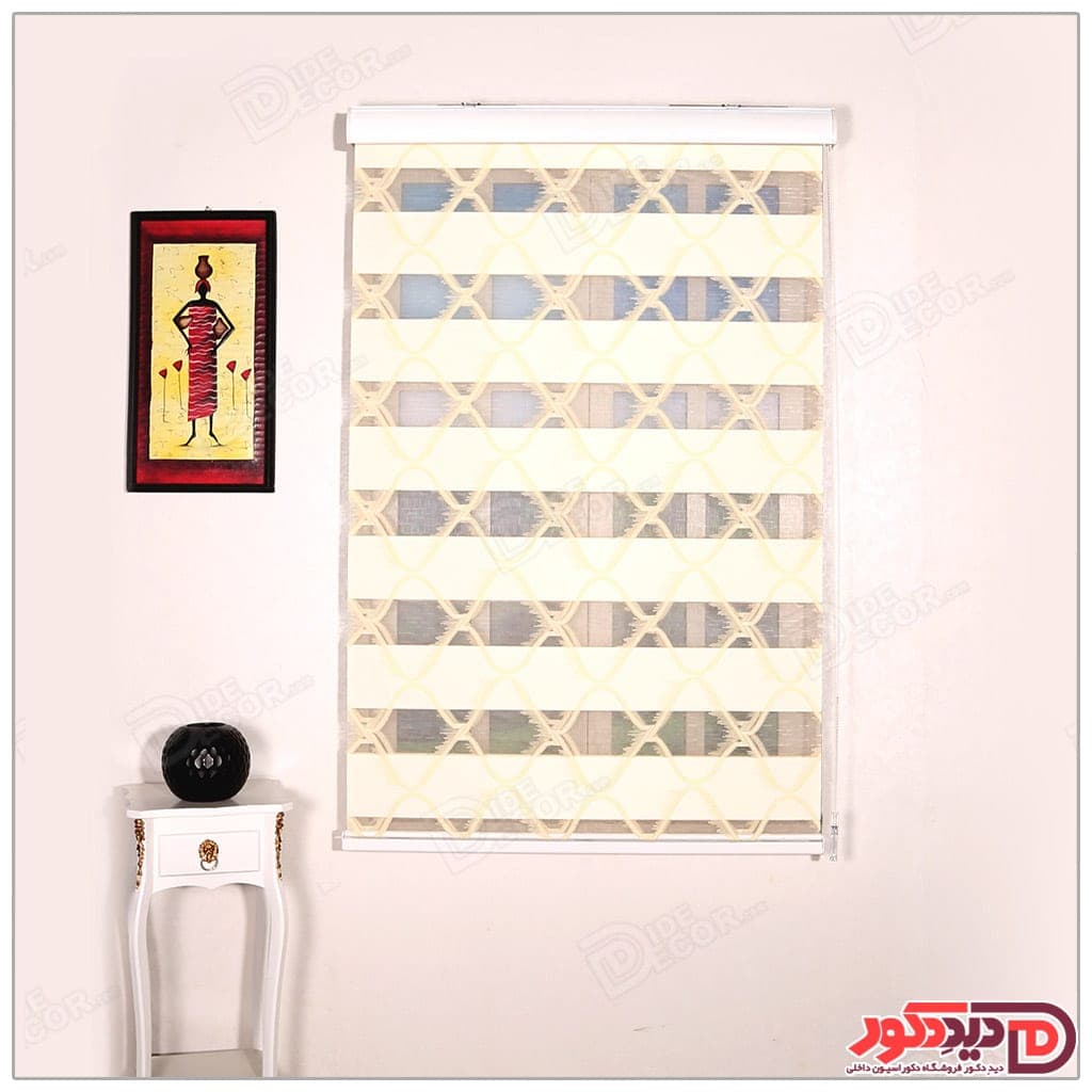 پرده زبرا مدل طرح دار ترک کد JL-325-15