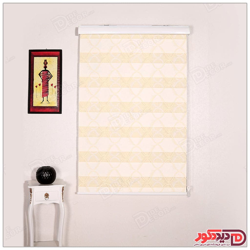 پرده زبرا مدل طرح دار ترک کد JL-325-15 — تصویر ۴