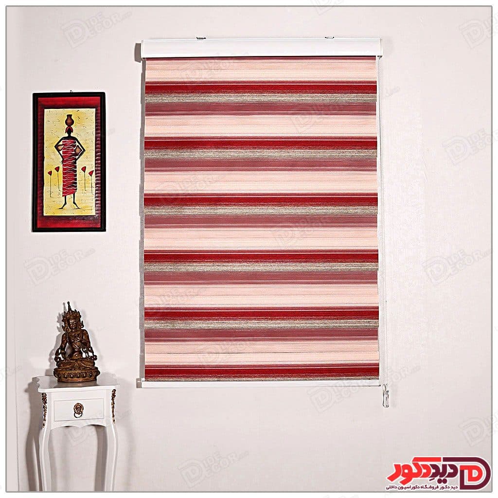 پرده زبرا ترک مدل پلیسه دار کد SN-1750-6 — تصویر ۵