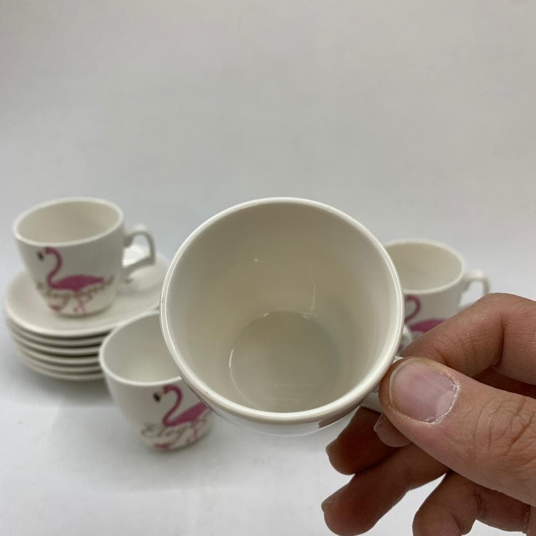 ست فنجان و نعلبکی 12 پارچه مدل فلامینگو کد 312 — تصویر ۵