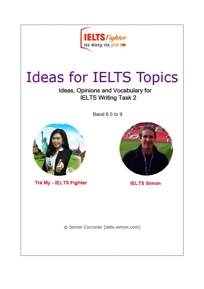 کتاب Ideas for IELTS Topics Band 6.5–9 (ایده‌هایی برای موضوعات آیلتس؛ نمره ۶.۵ تا ۹) نسخه انگلیسی PDF | Simon