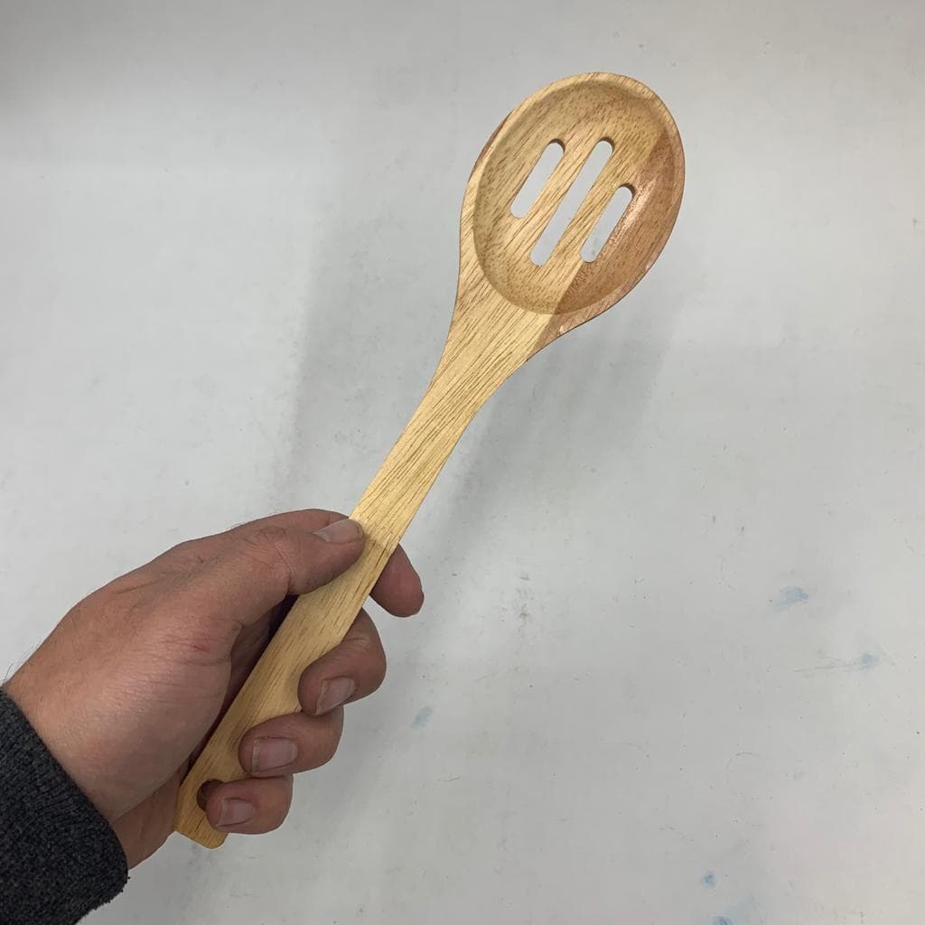 قاشق آشپزی چوبی مدل OVAL-3 کد ۴۳۰ — تصویر ۲