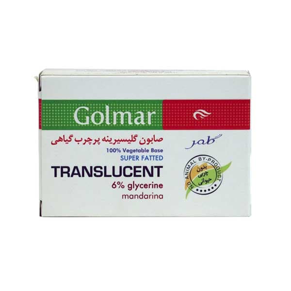 صابون گلیسیرینه پر چرب گیاهی ماندارینا گلمر 100 گرم — تصویر ۳