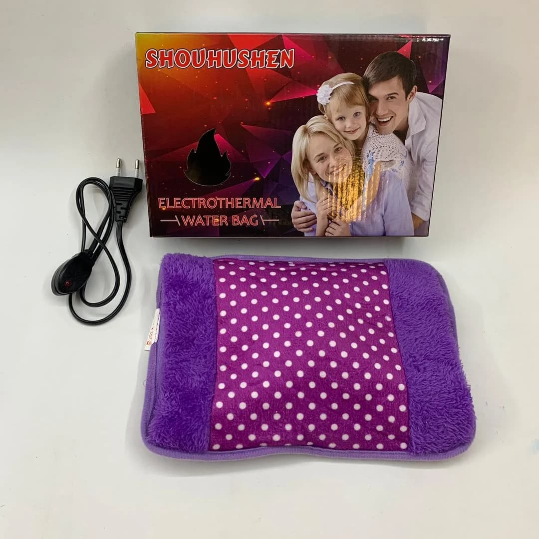 کیسه آبگرم برقی شوهوشن مخملی طرح DOTTED کد ۲۸۶ — تصویر ۵