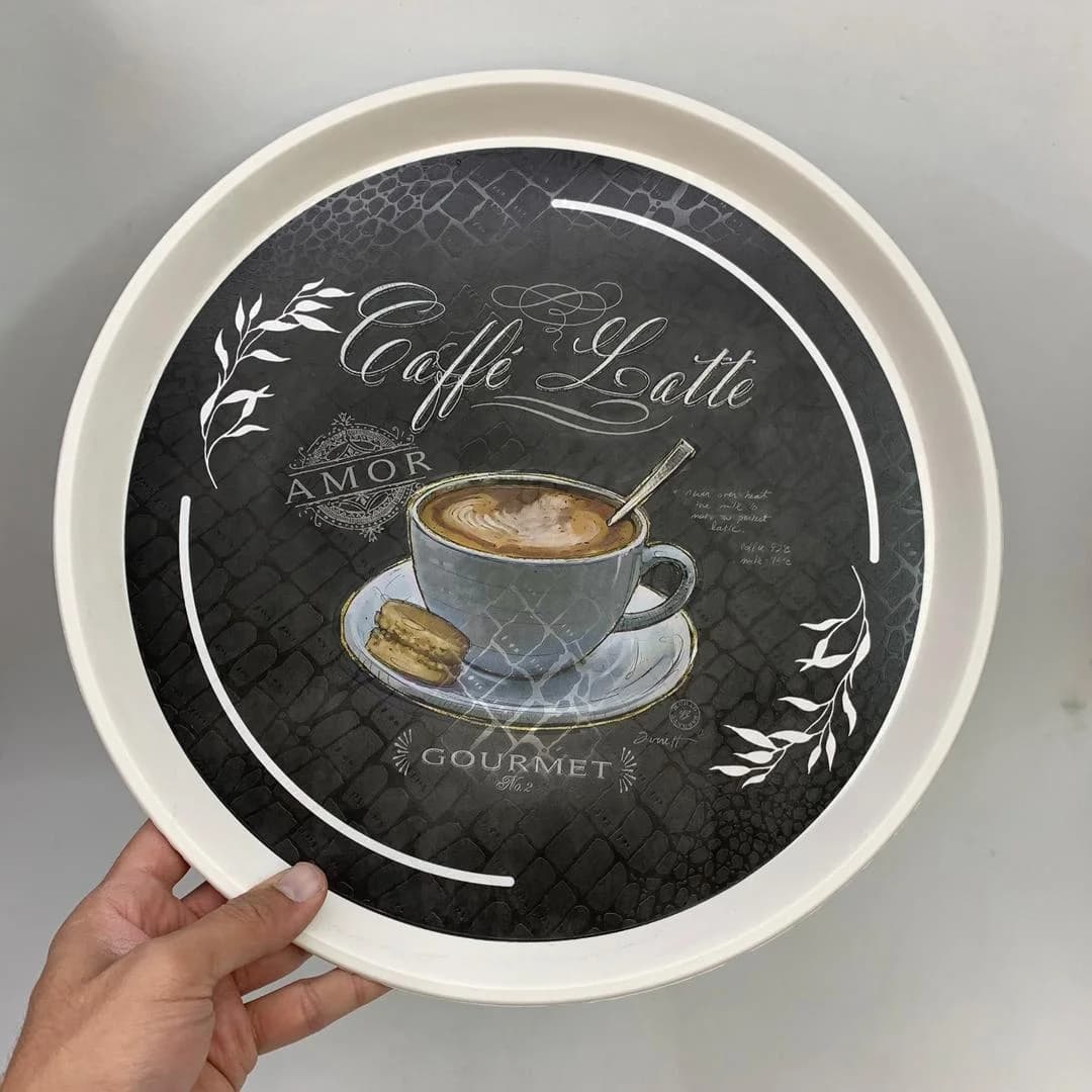 سینی پذیرایی رایکا طرح LATTE کد ۳۷۴ — تصویر ۳