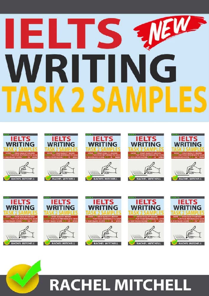 کتاب IELTS Writing Task 2 Samples (نمونه رایتینگ‌های تسک ۲ آیلتس) نسخه انگلیسی PDF | Rachel Mitchell