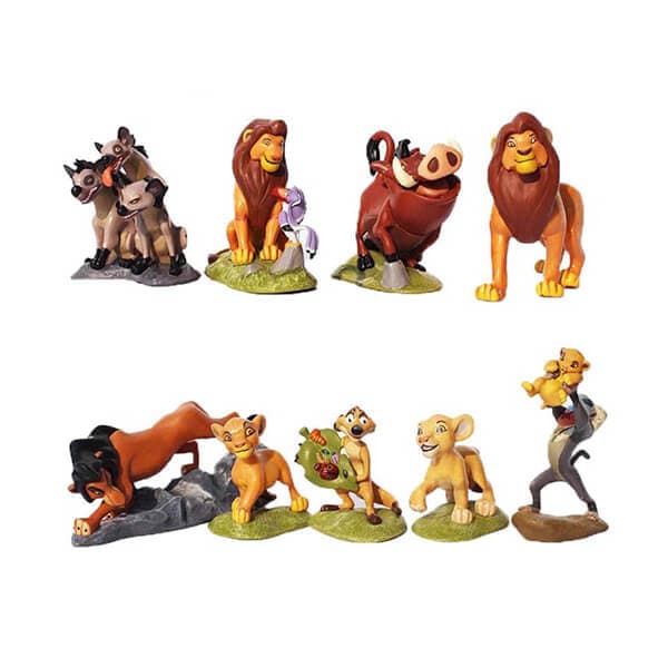 مجموعه فیگور 9 عددی شیر شاه (Lion King)
