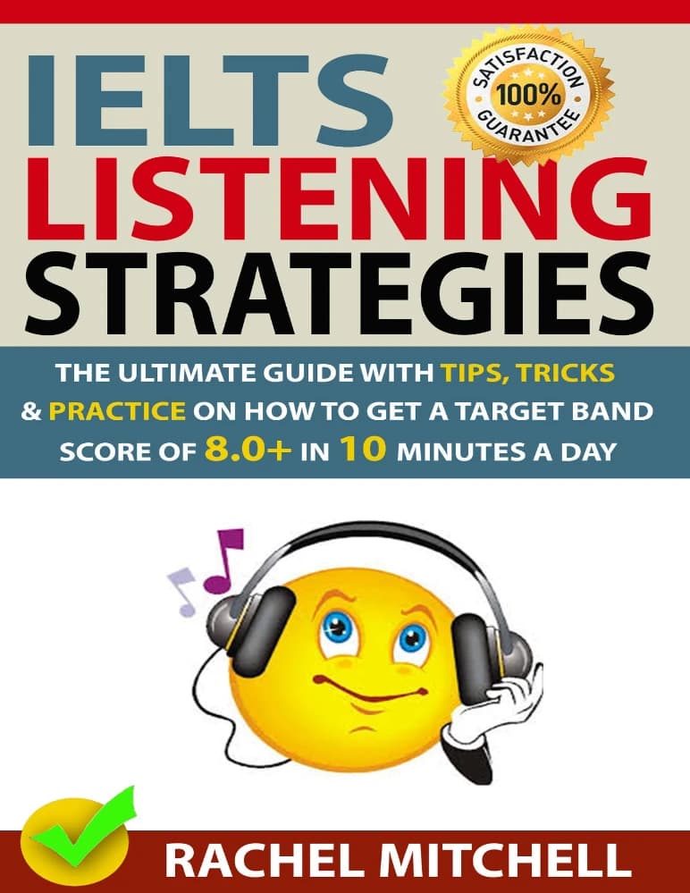 کتاب IELTS Listening Strategies (استراتژی‌های لیسنینگ آیلتس) نسخه انگلیسی PDF | Rachel Mitchell