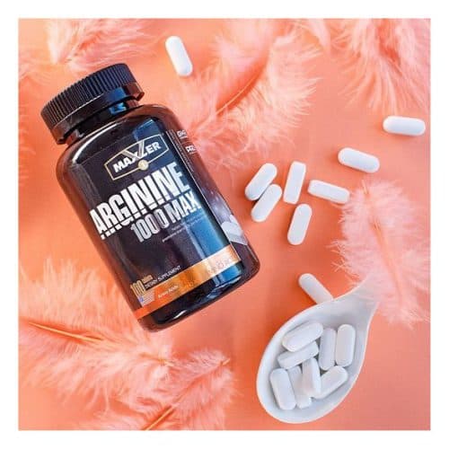 ال آرژنین 1000 مکس مکسلر 100 عددی Maxler Arginine 1000 Max — تصویر ۳