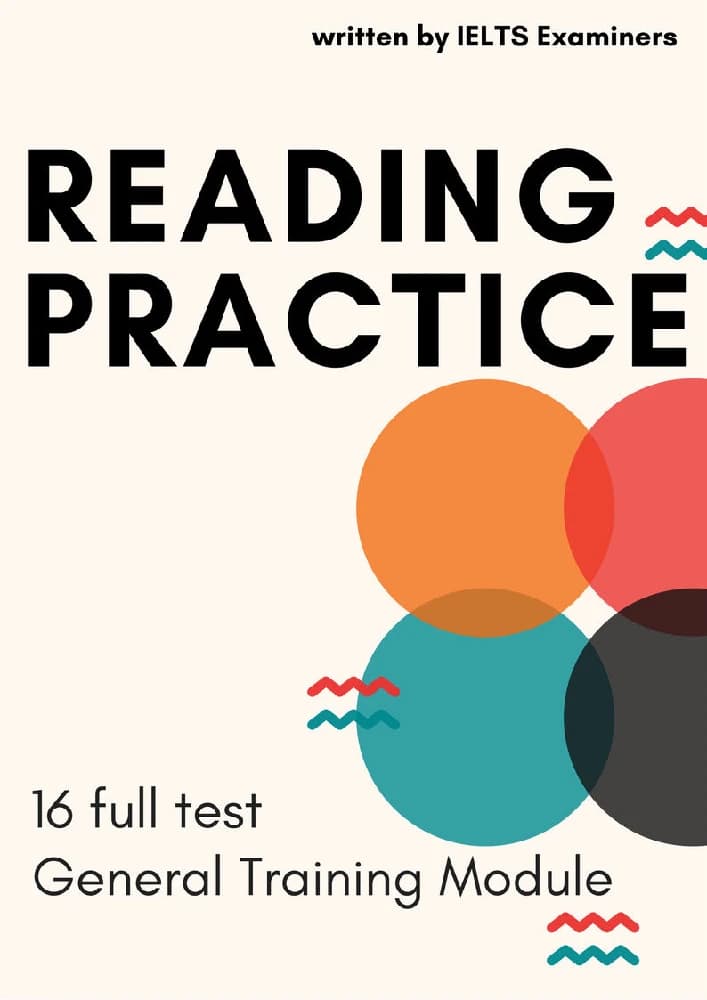 کتاب IELTS General Training Reading Practice (تمرین ریدینگ جنرال آیلتس) نسخه انگلیسی PDF