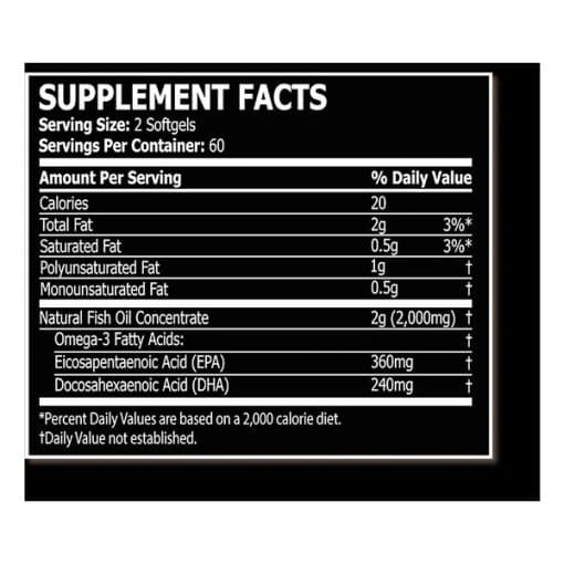 امگا 3 کور چمپس 120 عدد Core Champs Omega-3 Fish Oil — تصویر ۲