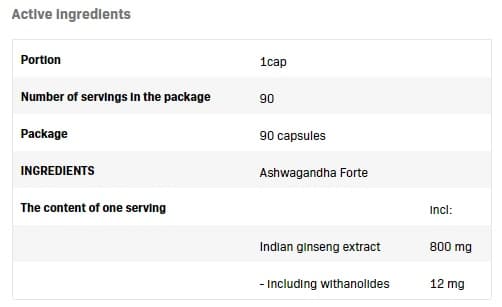 آشواگاندا آل نوتریشن 90 کپسول Allnutrition ASHWAGANDHA FORTE — تصویر ۴