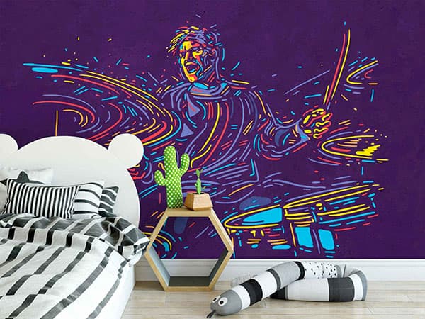 پوستر دیواری نوازنده پرکاشن کد P0295