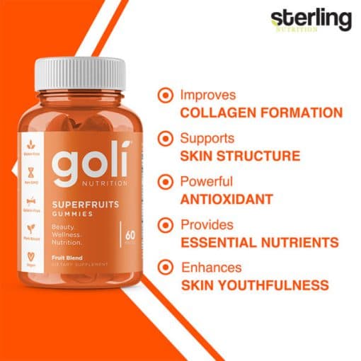 پاستیل سوپرفروت گلی نوتریشن Goli SuperFruits Beauty — تصویر ۵