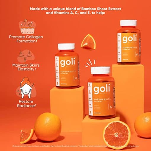 پاستیل سوپرفروت گلی نوتریشن Goli SuperFruits Beauty — تصویر ۲