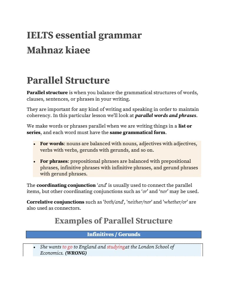 کتاب IELTS Essential Grammar (گرامر ضروری آیلتس) نسخه انگلیسی PDF